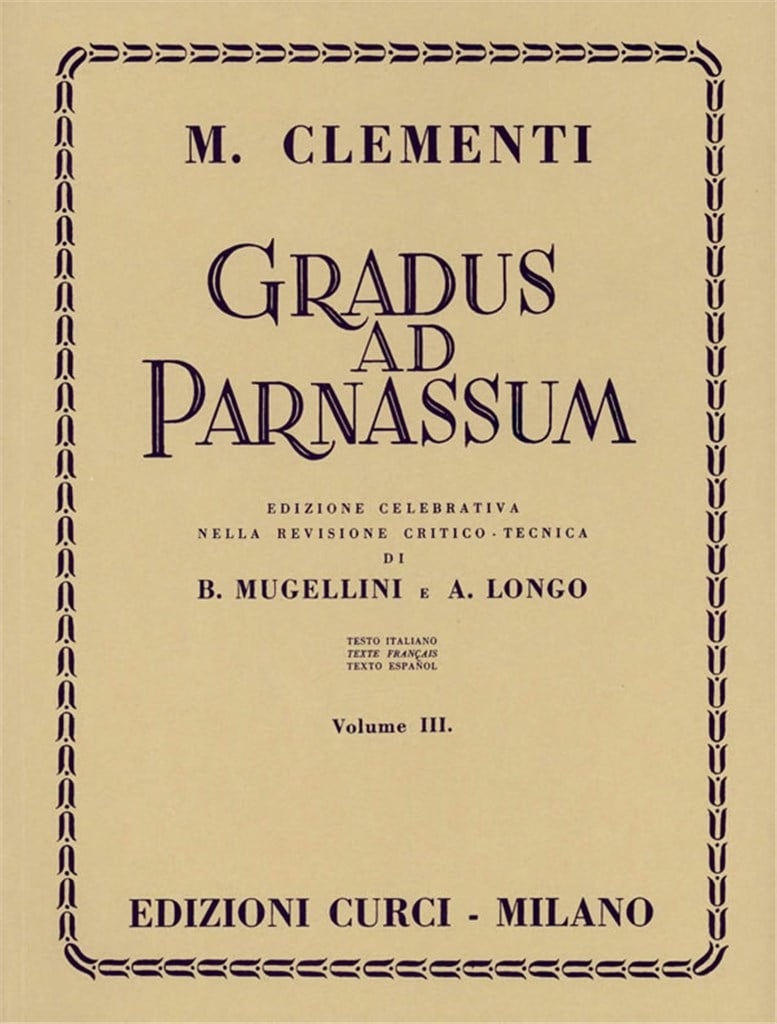 Gradus Ad Parnassum Vol. 3 (Mugellini/Longo)